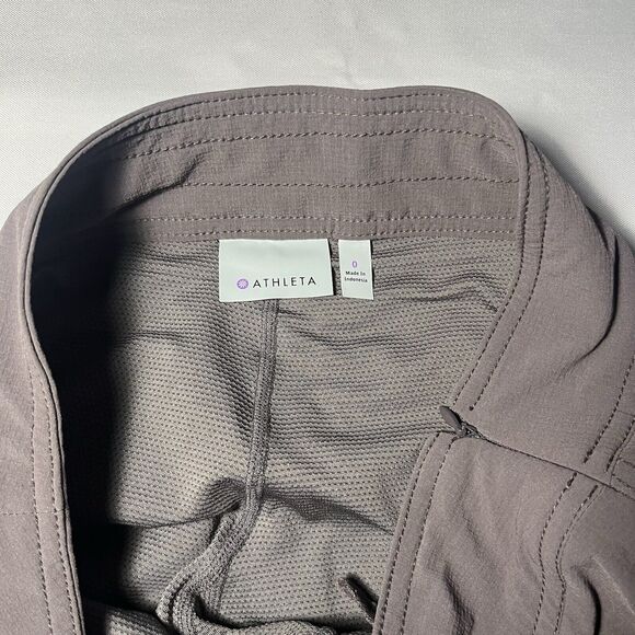 Athleta Jenner Skort size 0 Purple Zip Pockets Active Tennis Workout Running - Picture 5 of 8